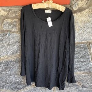 Anthropologie 3/4 length sleeve top